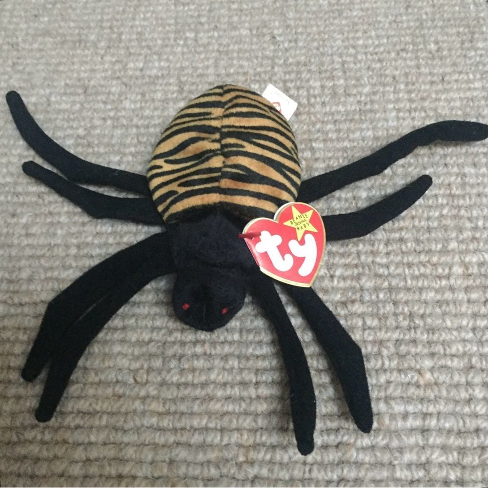 Spinner the Spider Beanie Baby